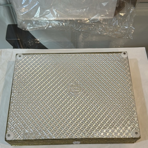 Golden peacock handcrafted wooden box 8.75”x6.75” - Picture 5 of 5